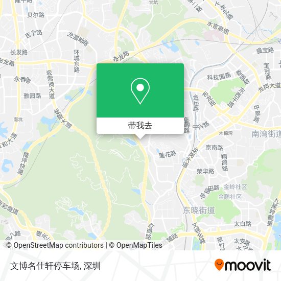 文博名仕轩停车场地图