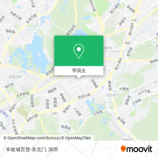 丰收城百货-东北门地图