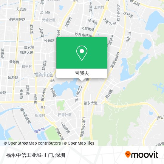 福永中信工业城-正门地图