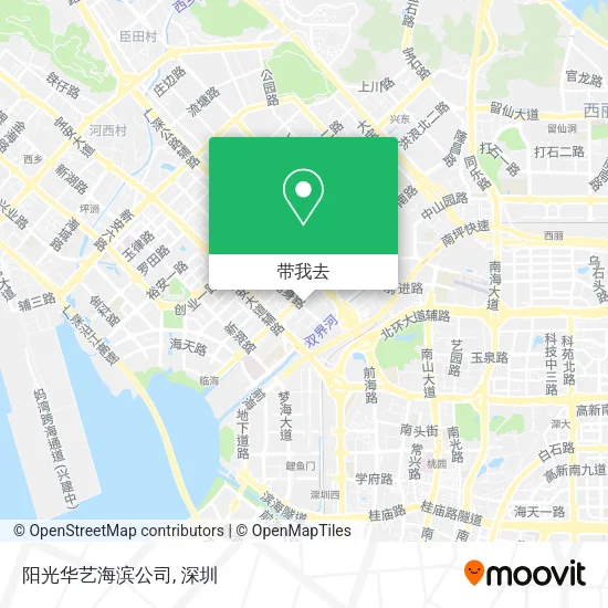 阳光华艺海滨公司地图