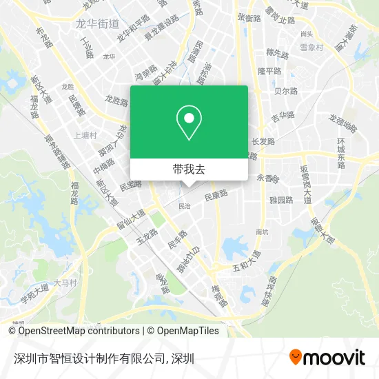 深圳市智恒设计制作有限公司地图