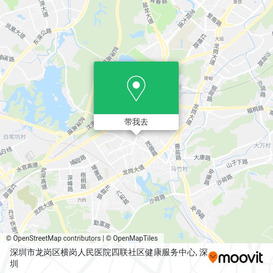 深圳市龙岗区横岗人民医院四联社区健康服务中心地图