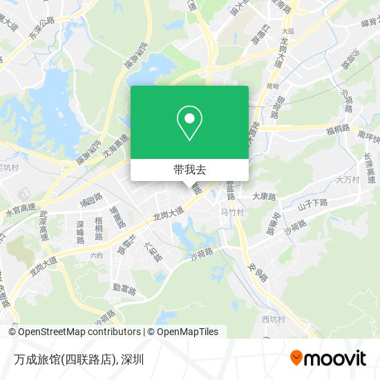 万成旅馆(四联路店)地图