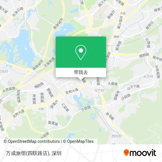 万成旅馆(四联路店)地图