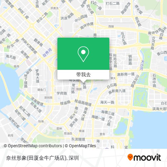 奈丝形象(田厦金牛广场店)地图