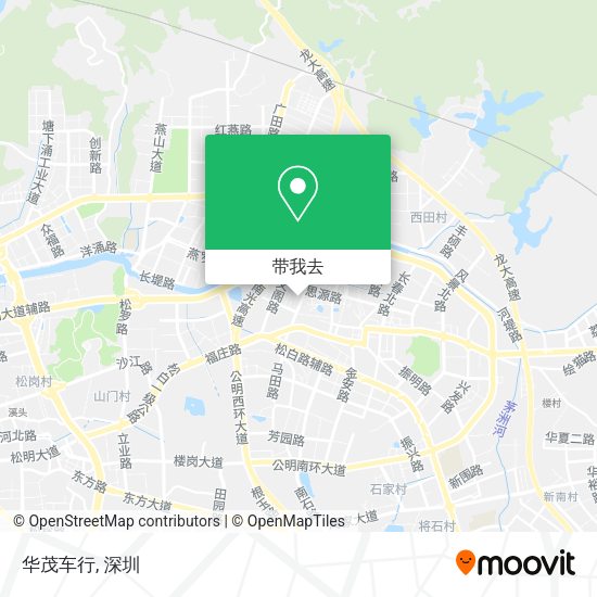 华茂车行地图
