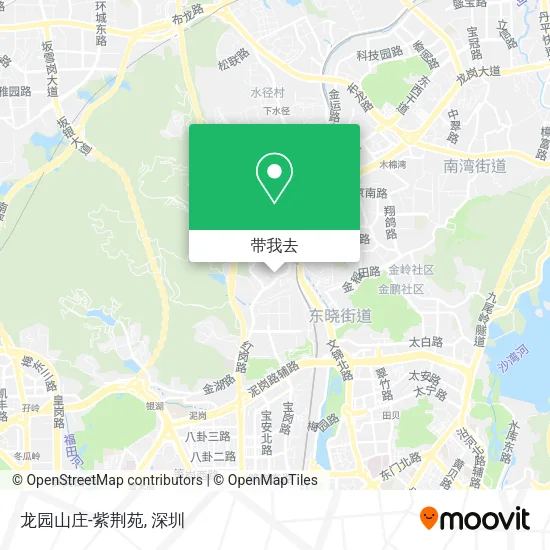 龙园山庄-紫荆苑地图