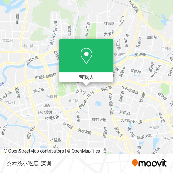 茶本茶小吃店地图