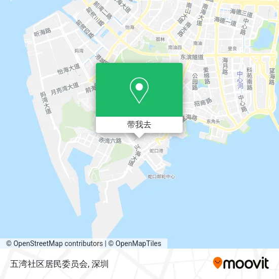 五湾社区居民委员会地图