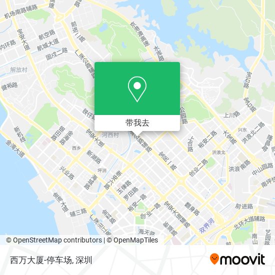 西万大厦-停车场地图