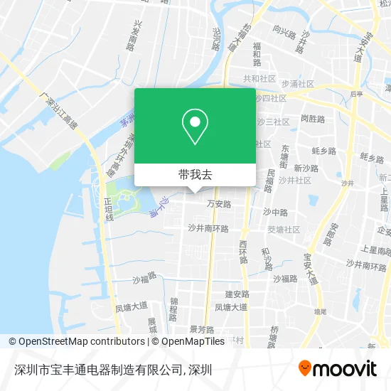 深圳市宝丰通电器制造有限公司地图