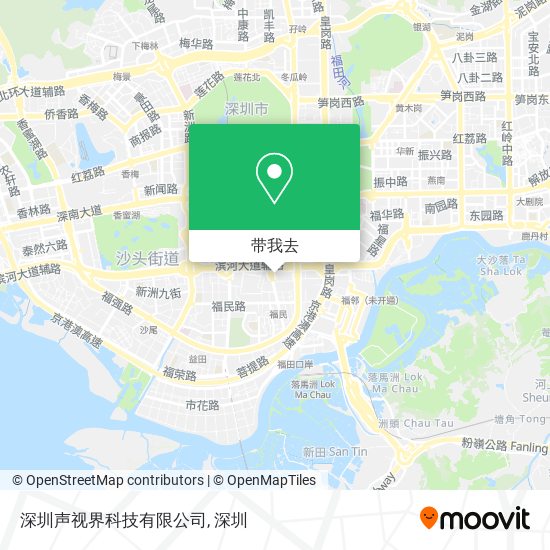 深圳声视界科技有限公司地图