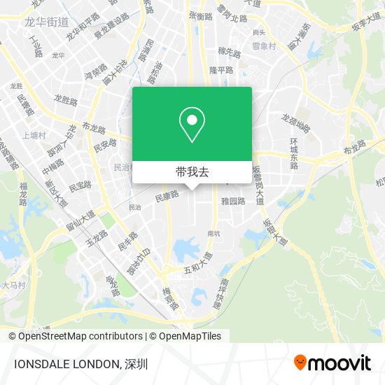 IONSDALE LONDON地图