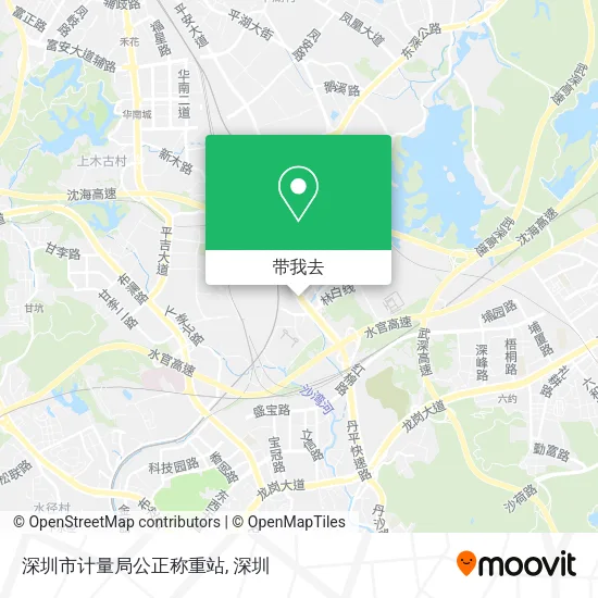 深圳市计量局公正称重站地图