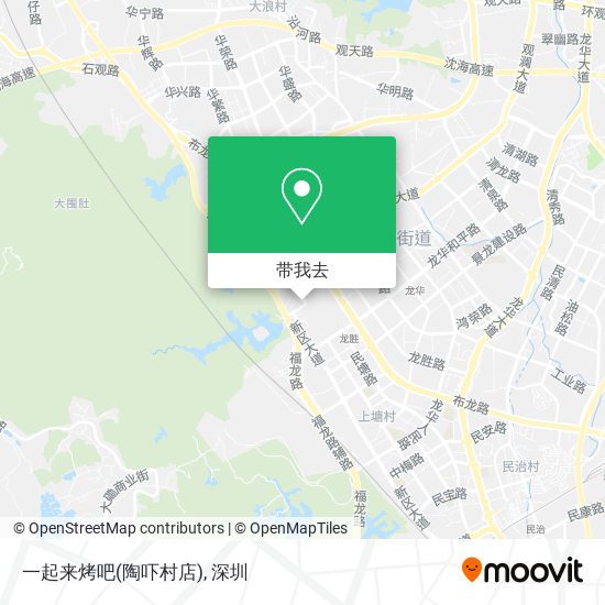 一起来烤吧(陶吓村店)地图