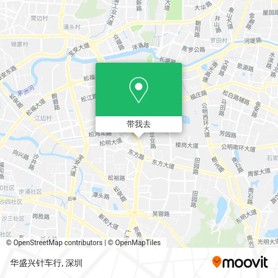 华盛兴针车行地图