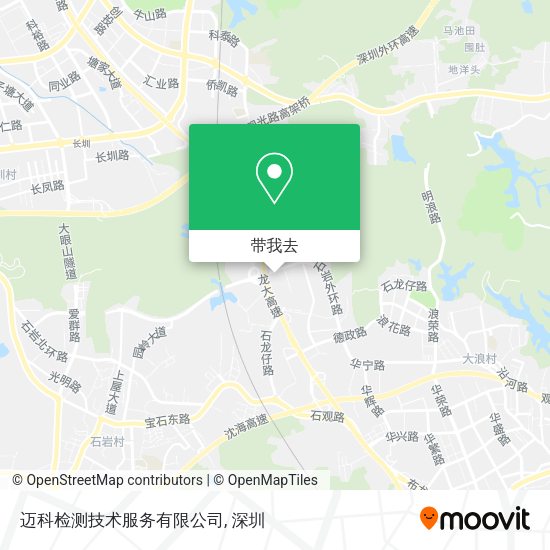 迈科检测技术服务有限公司地图