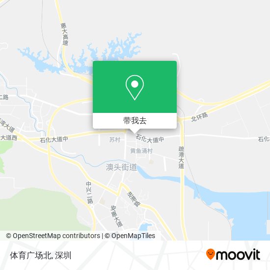 体育广场北地图