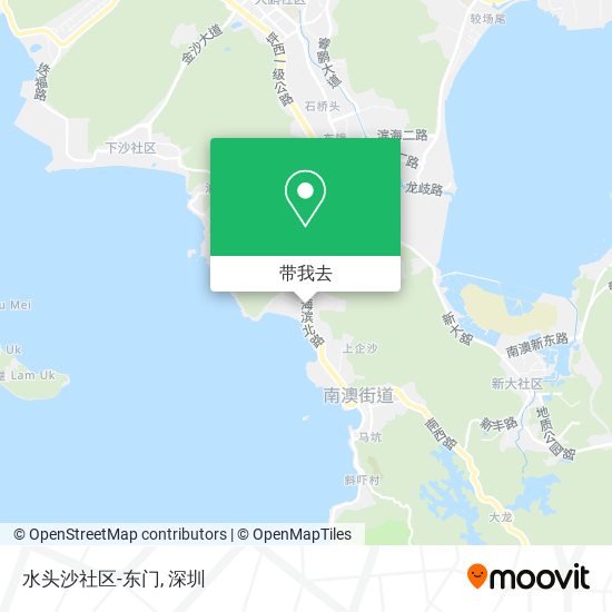 水头沙社区-东门地图