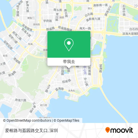 爱榕路与荔园路交叉口地图