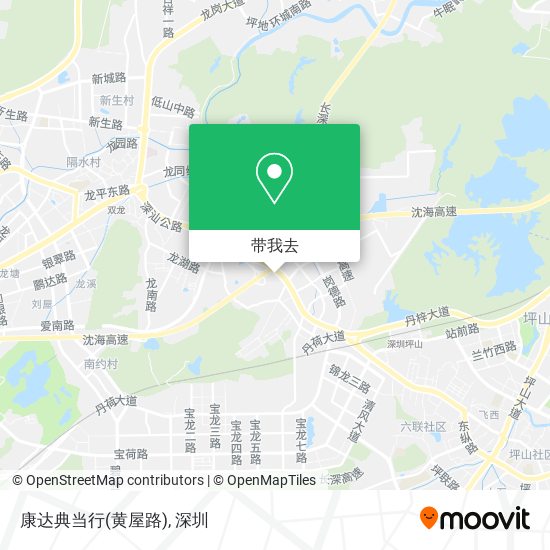 康达典当行(黄屋路)地图