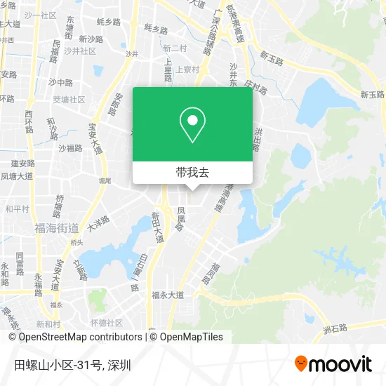 田螺山小区-31号地图
