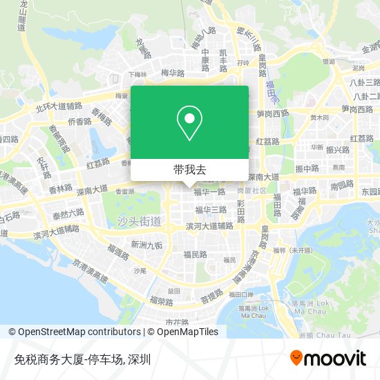 免税商务大厦-停车场地图