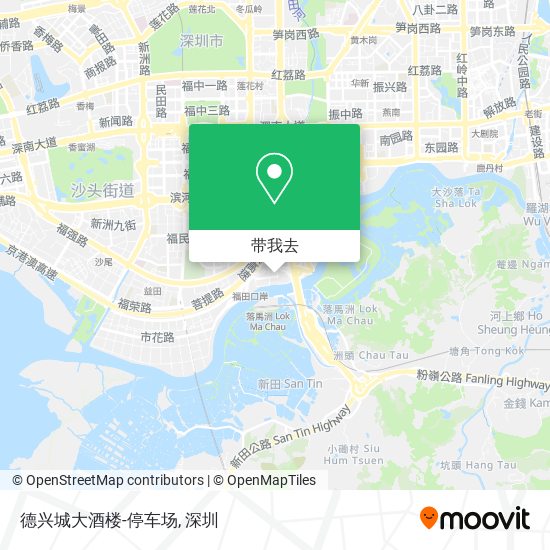 德兴城大酒楼-停车场地图