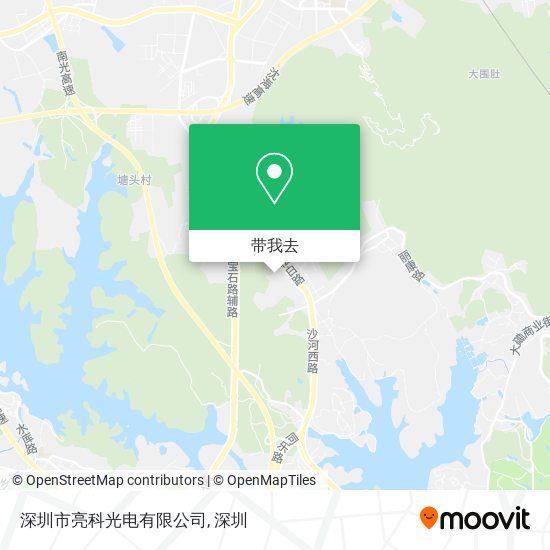 深圳市亮科光电有限公司地图