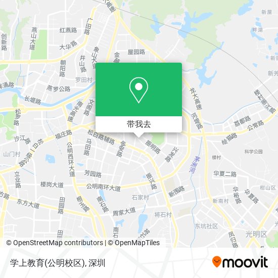学上教育(公明校区)地图