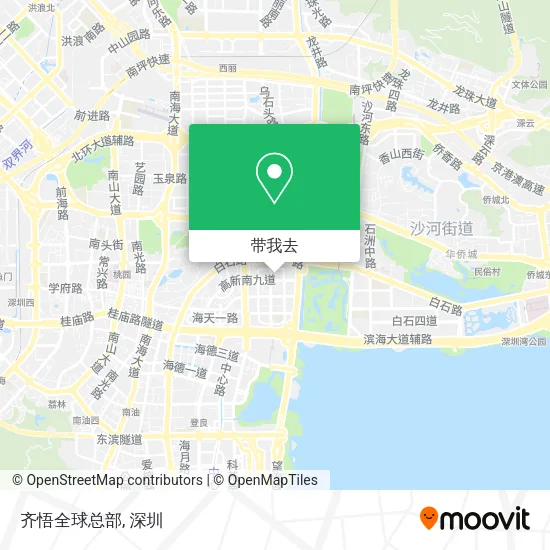 齐悟全球总部地图