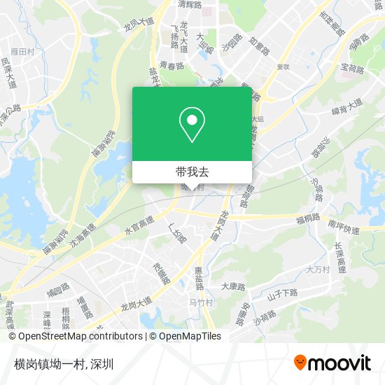 横岗镇坳一村地图