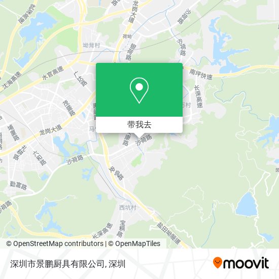 深圳市景鹏厨具有限公司地图