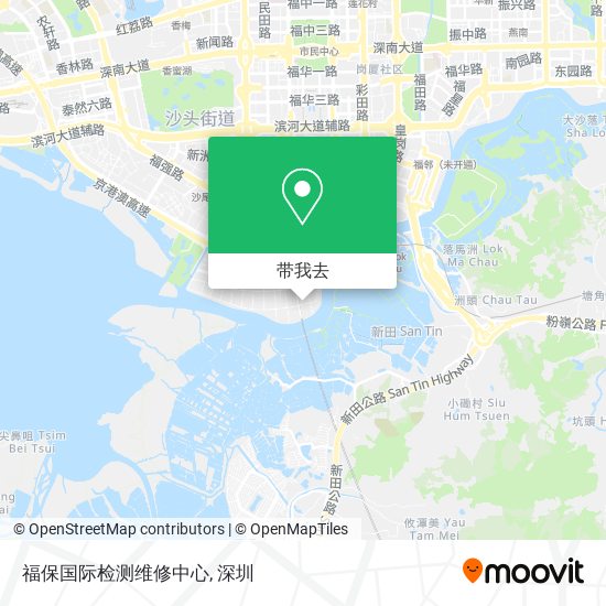 福保国际检测维修中心地图