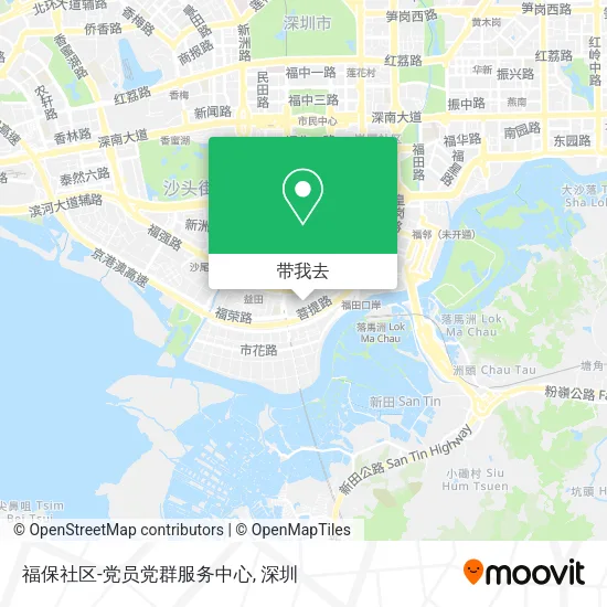 福保社区-党员党群服务中心地图