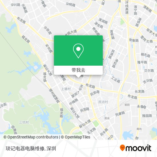 琰记电器电脑维修地图