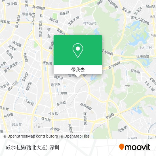 威尔电脑(路北大道)地图