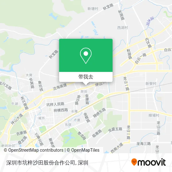 深圳市坑梓沙田股份合作公司地图