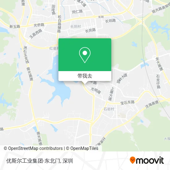 优斯尔工业集团-东北门地图