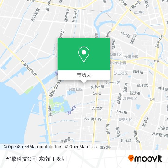华擎科技公司-东南门地图