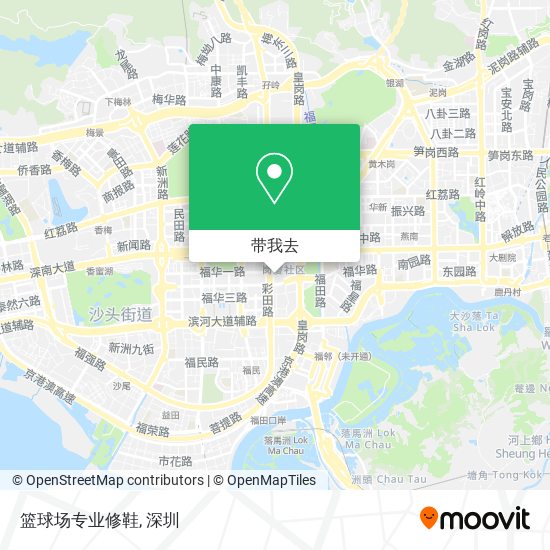 篮球场专业修鞋地图