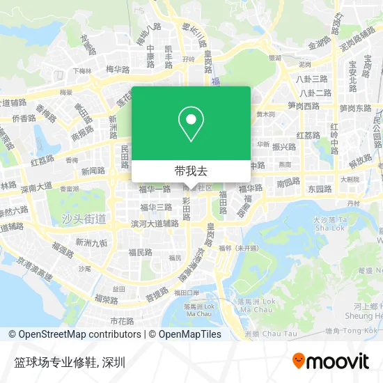 篮球场专业修鞋地图