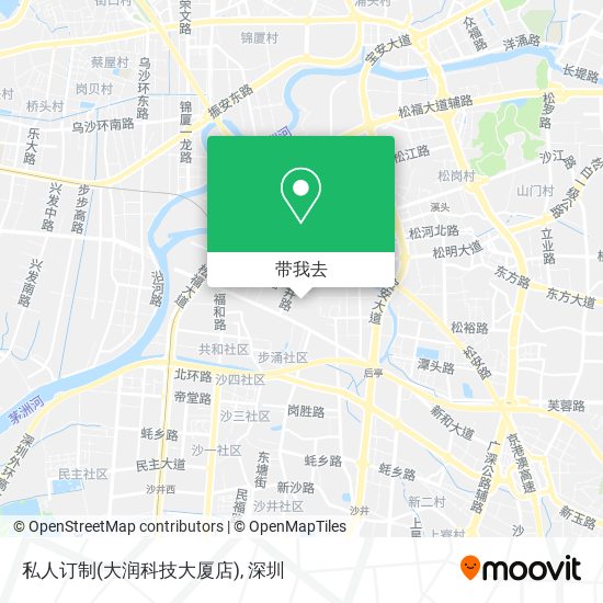 私人订制(大润科技大厦店)地图
