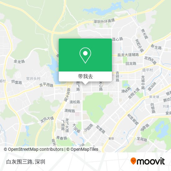 白灰围三路地图