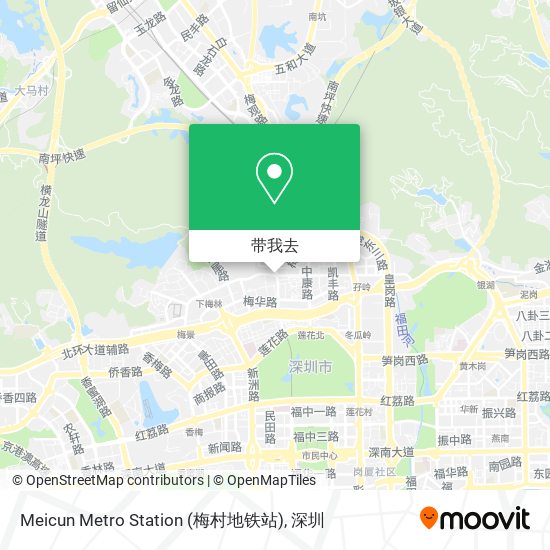 Meicun Metro Station (梅村地铁站)地图