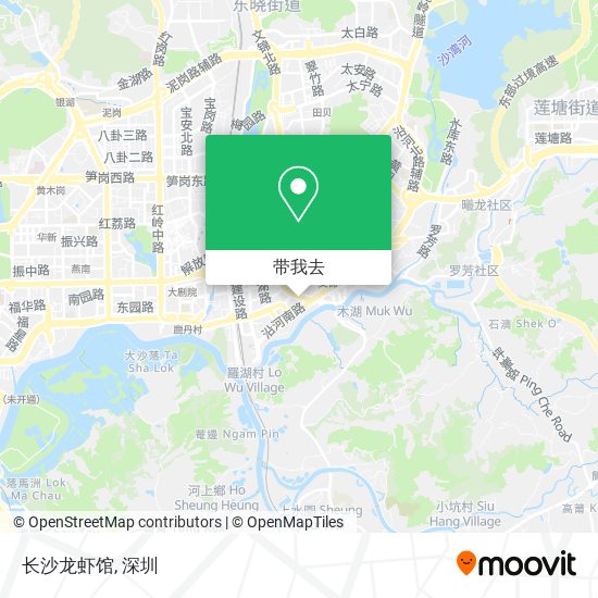 长沙龙虾馆地图