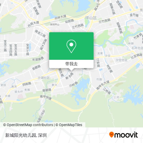 新城阳光幼儿园地图