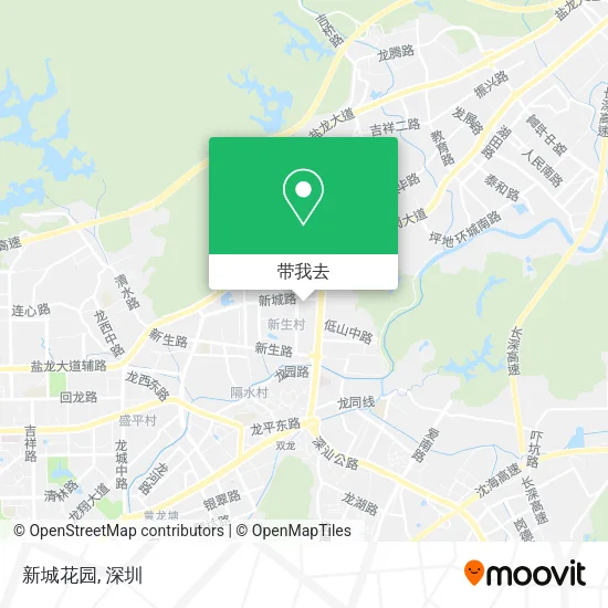 新城花园地图