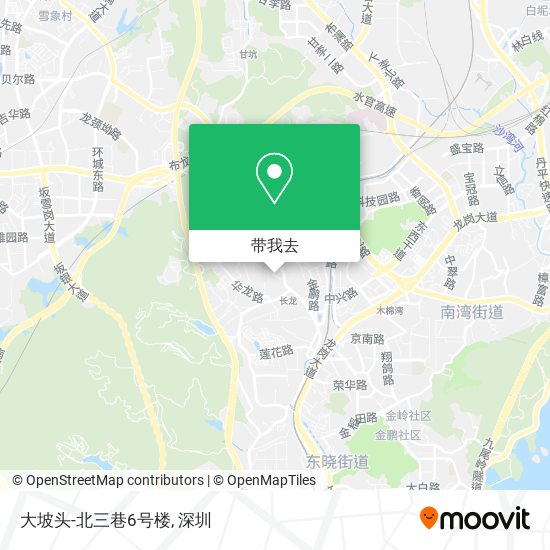 大坡头-北三巷6号楼地图