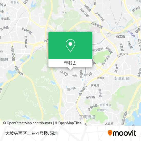 大坡头西区二巷-1号楼地图